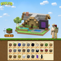 Minecraft magnetická stavebnice - 554 kusů + 17 figurky